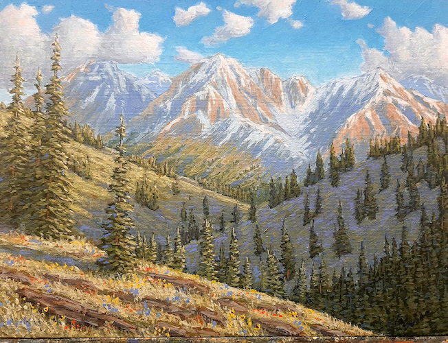 Alpine Afternoon 9x12 $475 at Hunter Wolff Gallery